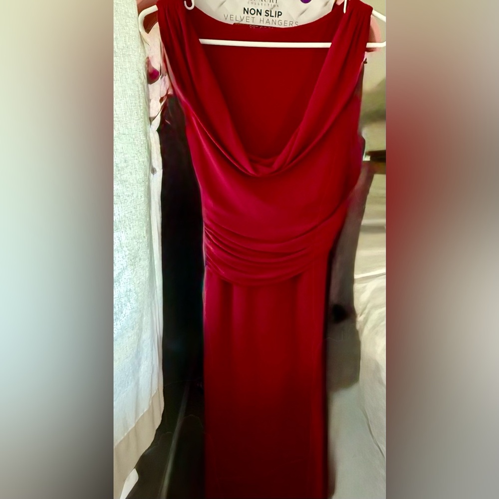 Deep Red Anne Klien dress